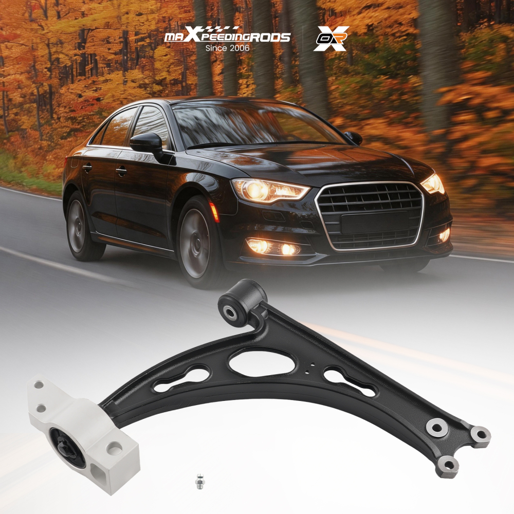 Driver Front LowerControl Arm compatible for Audi A3 compatible for VW Jetta compatible for Golf GTI 2003-2013