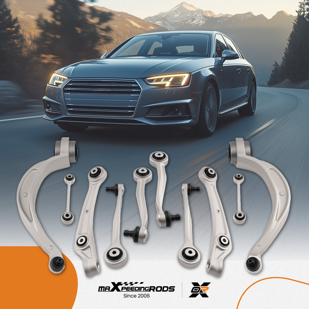 10PCS FRONT WISHBONE CONTROL ARM compatible for AUDI S5 A4 B8 A5 8K2 8K5 8T3 8TA 8K0407694N