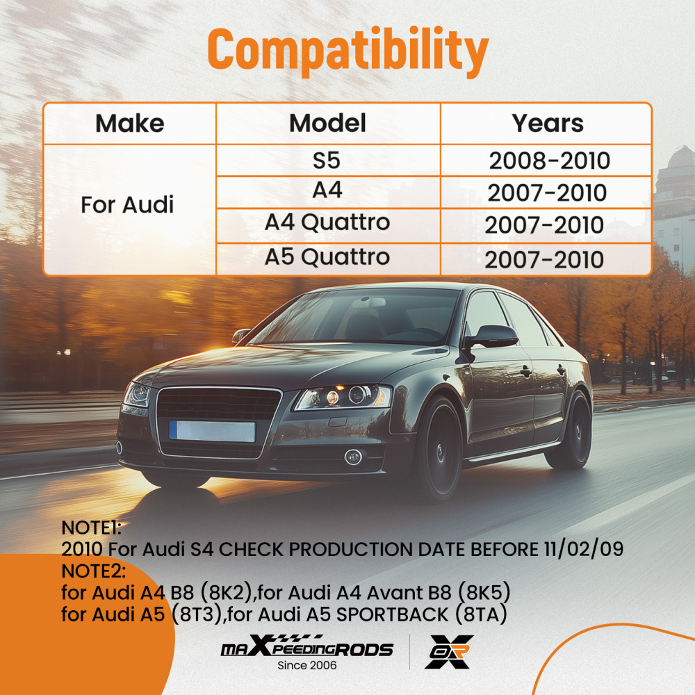 10PCS FRONT WISHBONE CONTROL ARM compatible for AUDI S5 A4 B8 A5 8K2 8K5 8T3 8TA 8K0407694N