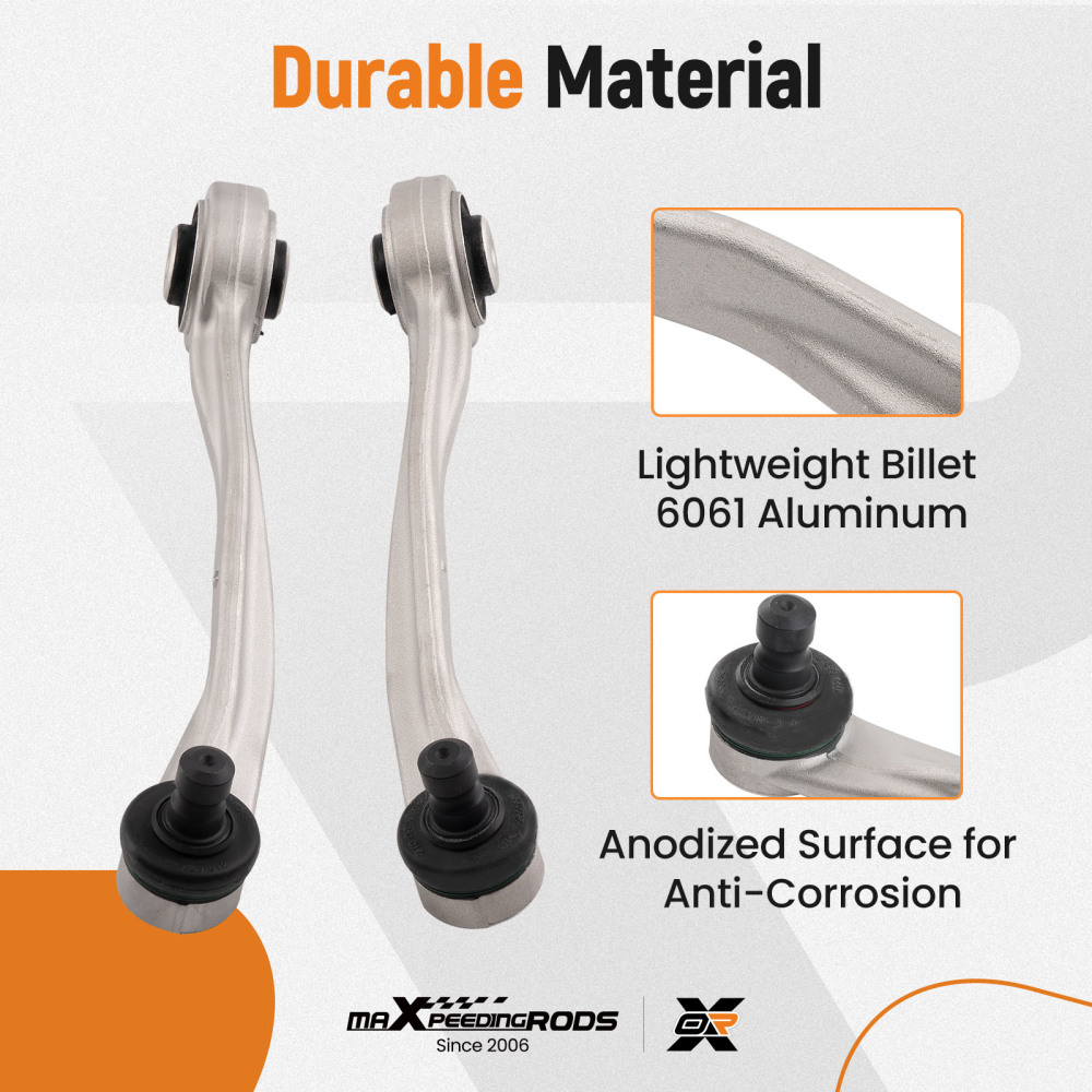 4X FRONT UPPER WISHBONE CONTROL ARMS compatible for AUDI A4 B8 8K2 8K5 A5 08-09 8K0407509A