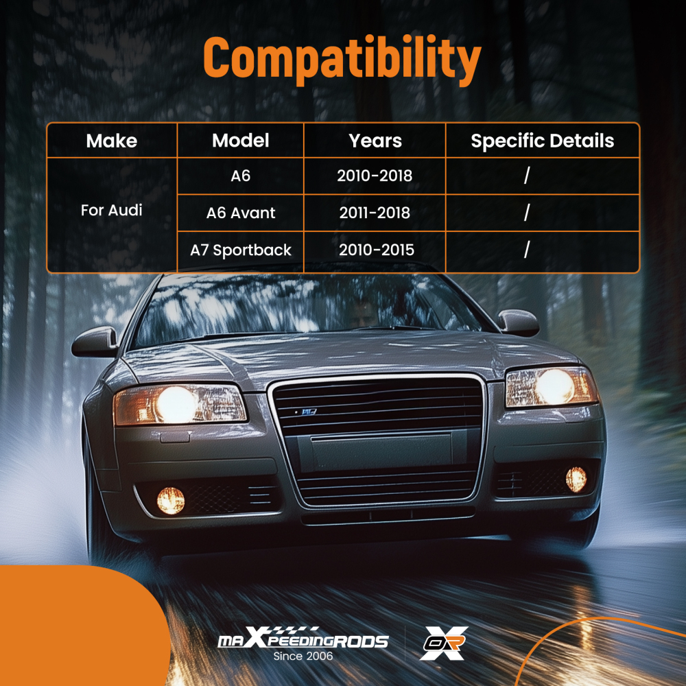 SET BRACCI DI CONTROLLO ANTERIORI SINISTRO DESTRO compatibile per AUDI A6 AVANT A7 SPORTBACK