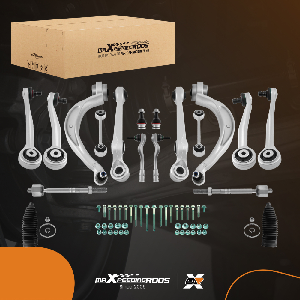 SET BRACCI DI CONTROLLO ANTERIORI SINISTRO DESTRO compatibile per AUDI A6 AVANT A7 SPORTBACK