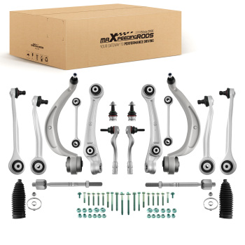 18PCS JUEGO DE BRAZOS DE CONTROL DELANTEROS LHRH compatible para AUDI A6 AVANT A7 SPORTBACK