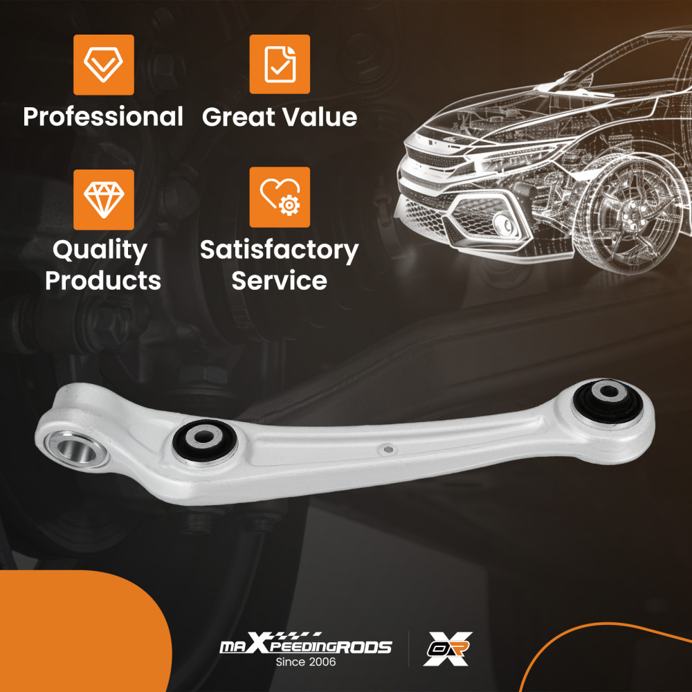 1PCS FRONT LOWER RH CONTROL ARM compatible for AUDI A4 A5 A6 A7 Q5 compatible for PORSCHE MACAN 8K0407152G