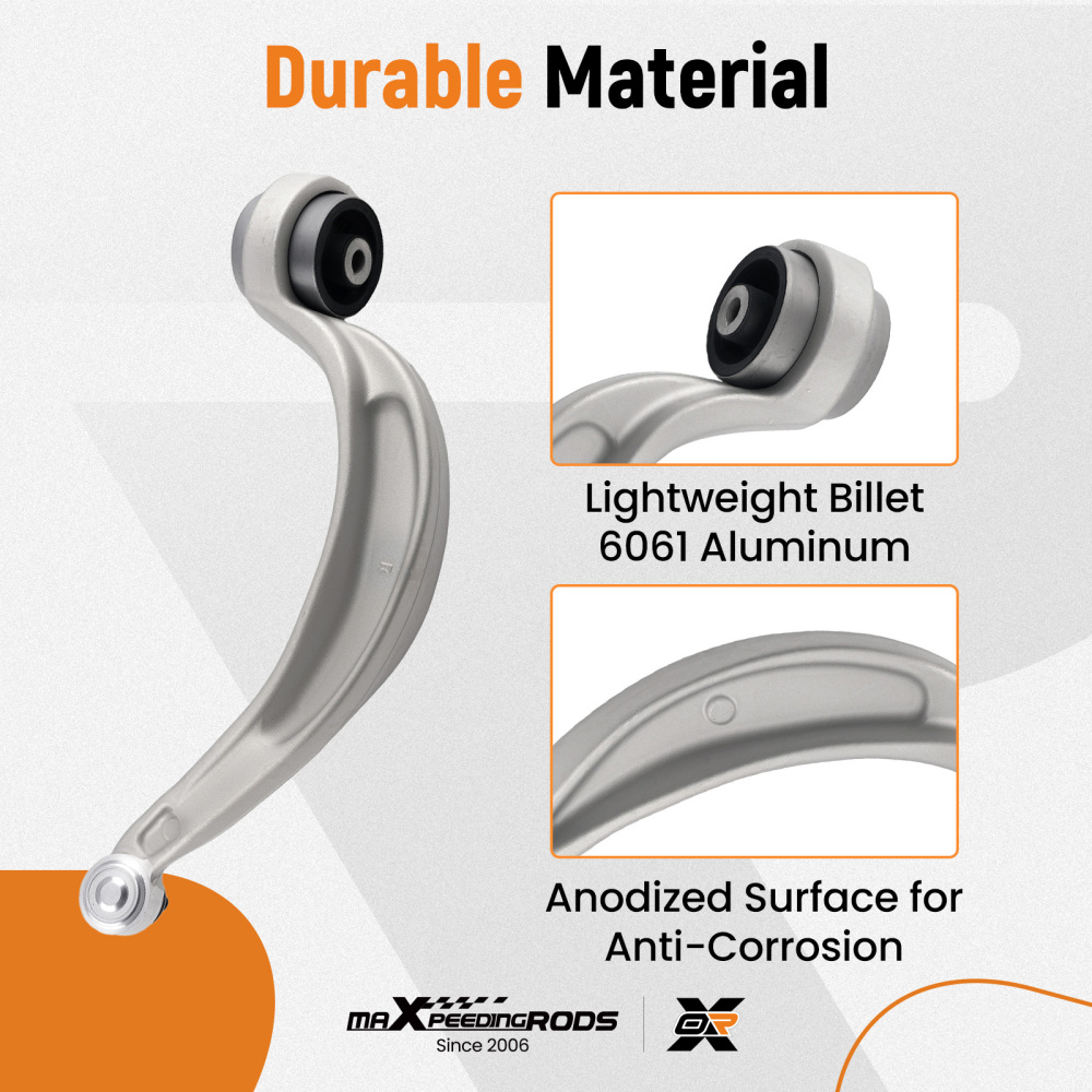 FRONT AXLE RIGHT LOWER REAR WISHBONE CONTROL ARM compatible for AUDI A6 2011-18 4G0407694F