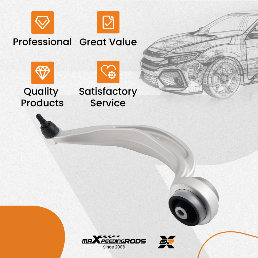 FRONT AXLE RIGHT LOWER REAR WISHBONE CONTROL ARM compatible for AUDI A6 2011-18 4G0407694F