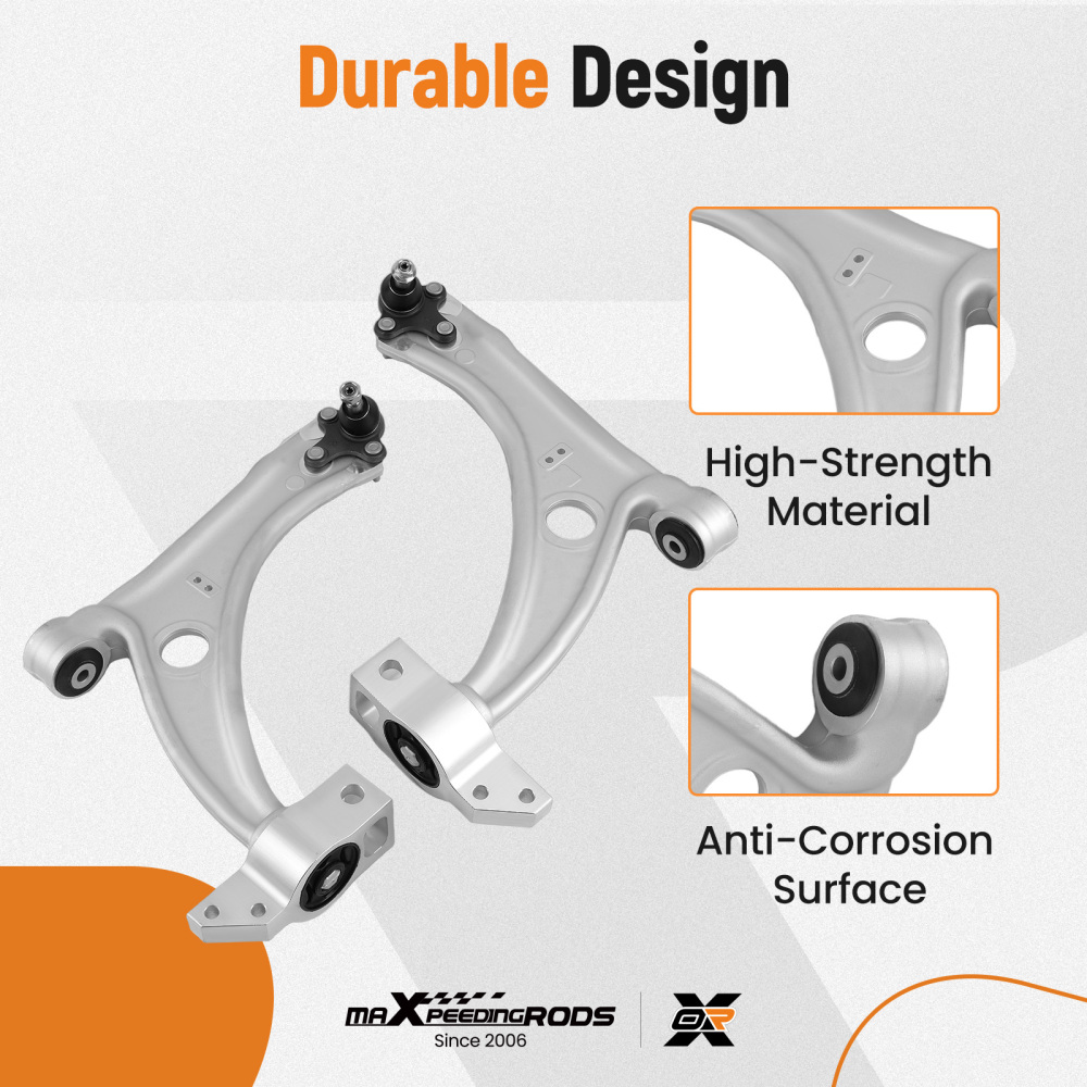 FRONT SUSPENSION WISHBONE CONTROL ARMS compatible for AUDI Q3 compatible for VW CC B7 PASSAT B6 B7 SHARAN