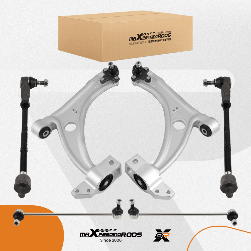 10X FRONT WISHBONE SUSPENSION CONTROL ARMS compatible for AUDI Q3 compatible for VW PASSAT CC SHARAN compatible for SEAT