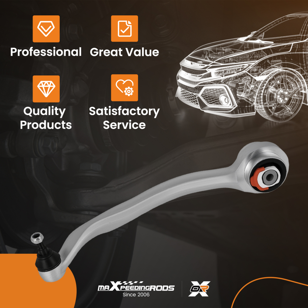 BRAS DE SUSPENSION AVANT INFÉRIEUR GAUCHE compatible pour AUDI A4 A6 A8 compatible pour SKODA VW PASSAT compatible pour SEAT