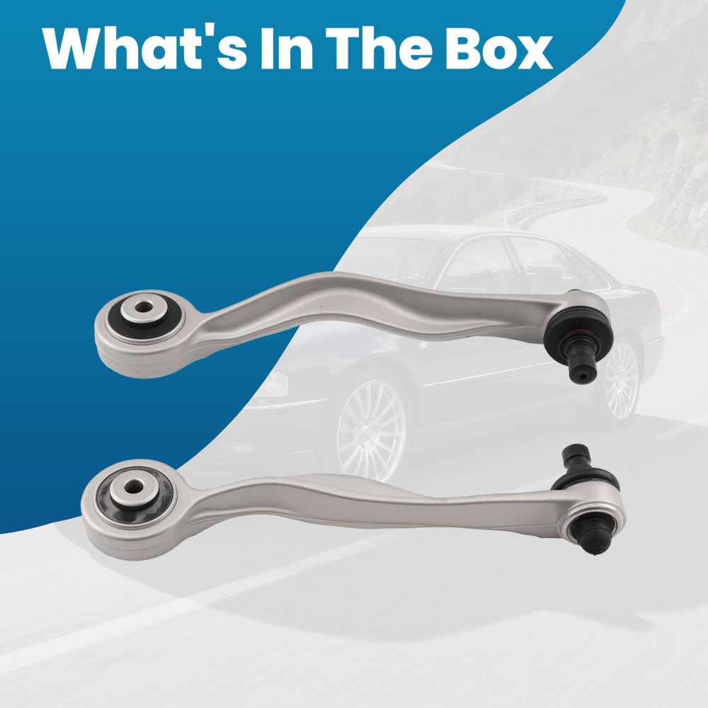 Front Upper Rearward Control Arm compatible for Audi A4 A6 Quattro 1997-2004 K80525 K80526