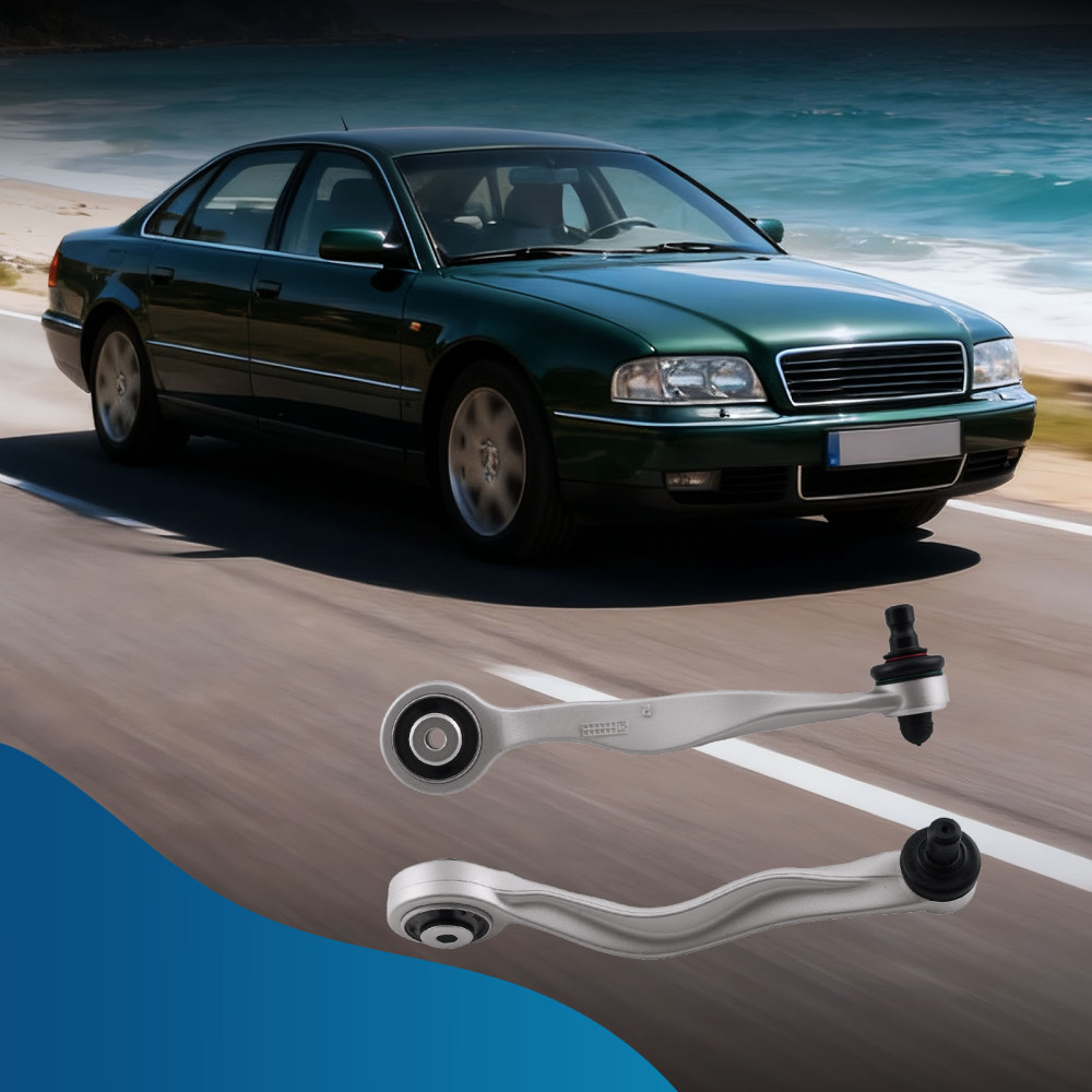 Front Upper Rearward Control Arm compatible for Audi A4 A6 Quattro 1997-2004 K80525 K80526