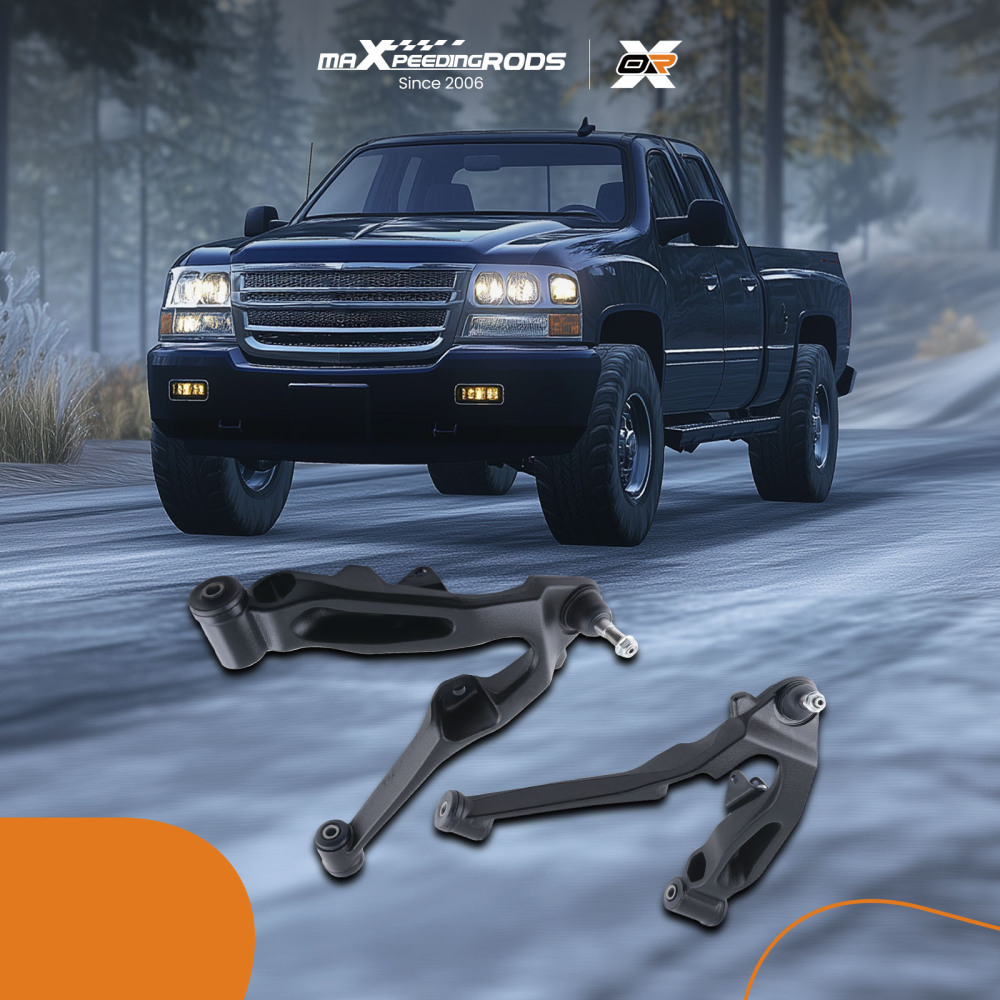 Front Lower Control Arms Compatible for Sierra Silverado Avalanche Yukon XL Suburban H2
