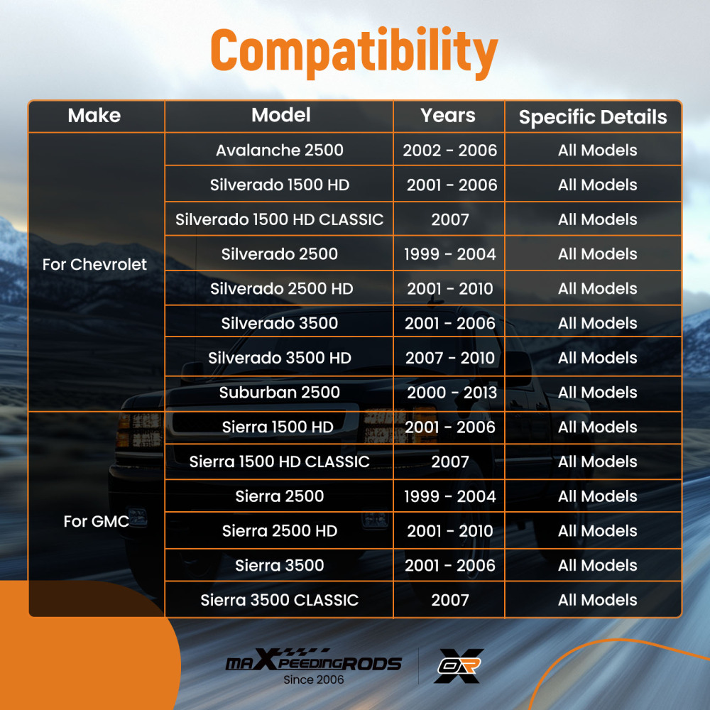 Front Lower Control Arms Compatible for Sierra Silverado Avalanche Yukon XL Suburban H2