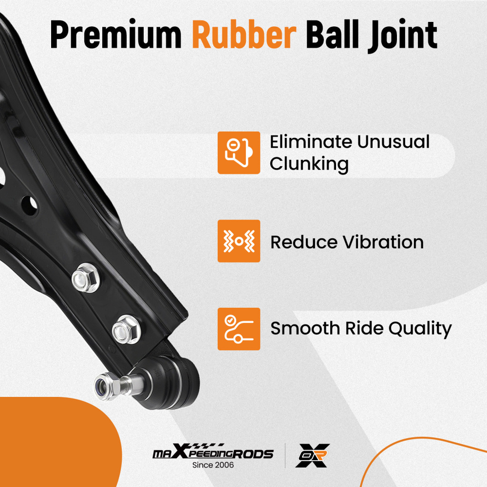 8pcs Front Lower Control Arm Sway Bar Tie Rod Kit for 2004-2011 compatible for Chevrolet Aveo