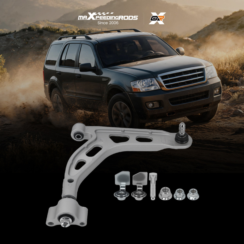 Rear Driver Upper Control Arm w/Ball Joint compatible for Ford Explorer Aviator 2002-2005