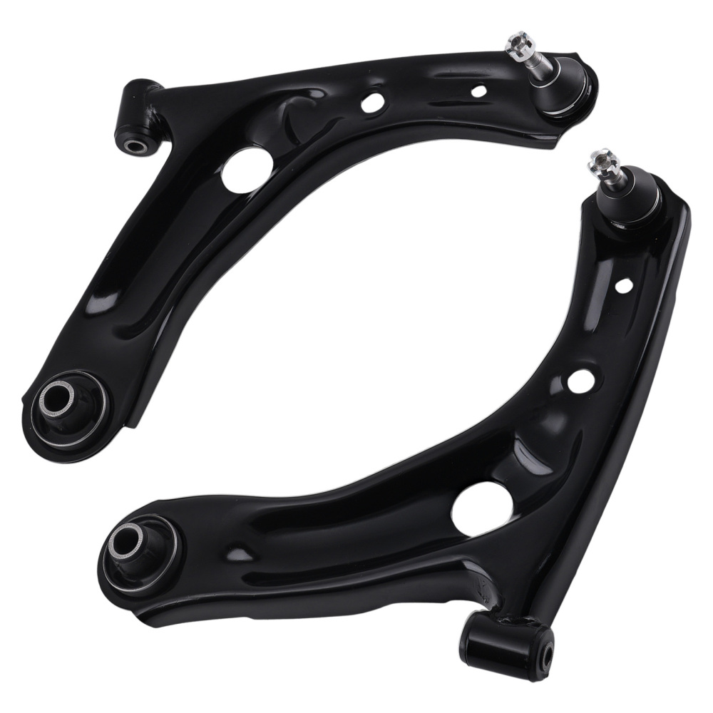 Front Lower Wishbones Control Arms Drop Links compatible for Peugeot 107 compatible for Toyota Aygo 05-15