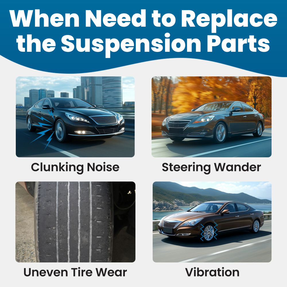 maXpeedingrods 2Pcs Front Upper Control Arm with Ball Joint for Hyundai Sonata 2006-2010