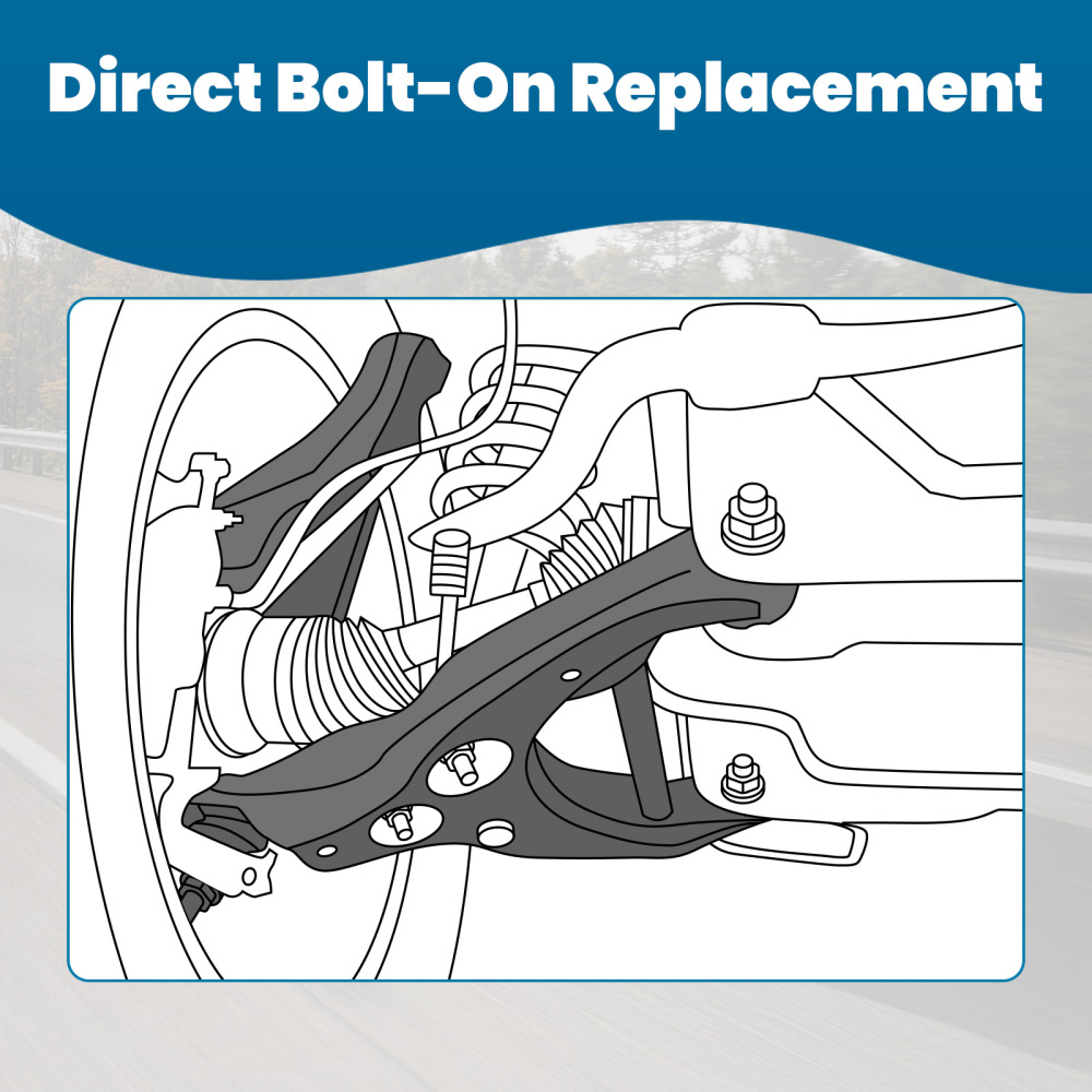 Front Lower Driver Control Arm compatible for Hyundai Sonata Azera compatible for Kia Optima 2011-2016