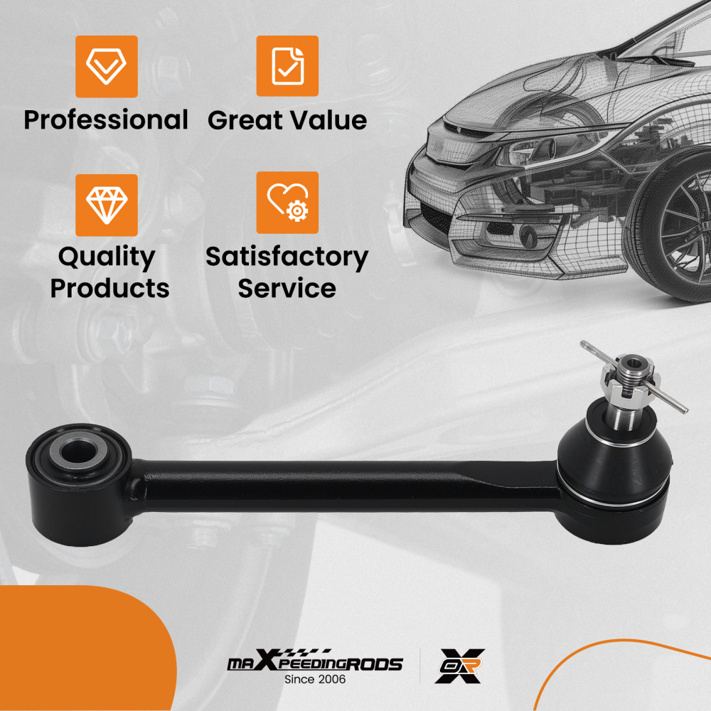 Rear Upper Forward Control Arm w/Ball Joint compatible for Hyundai Sonata Azera Nexo Optima