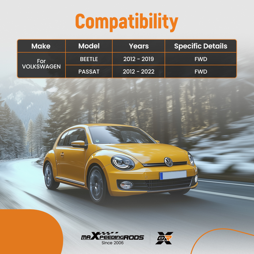 Compatible for FWD Front Right Lower Suspension Control Arm compatible for Volkswagen Beetle Passat