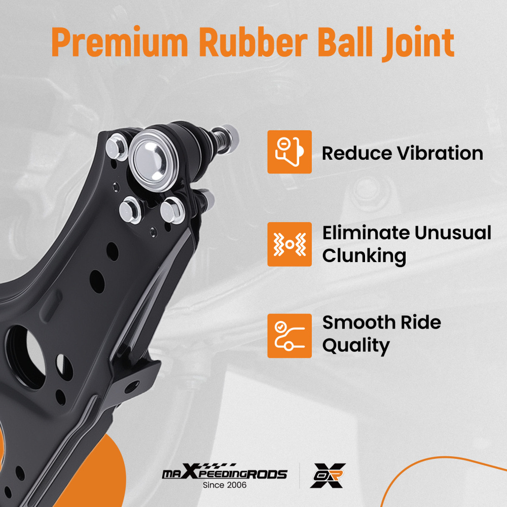 10x Front Lower Control Arm Ball Joint Assembly compatible for Volkswagen Jetta compatible for Golf 99-05