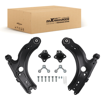 4X Front Lower Control Arm Ball Joint Assembly compatible for VW Beetle compatible for Golf Jetta 99-06