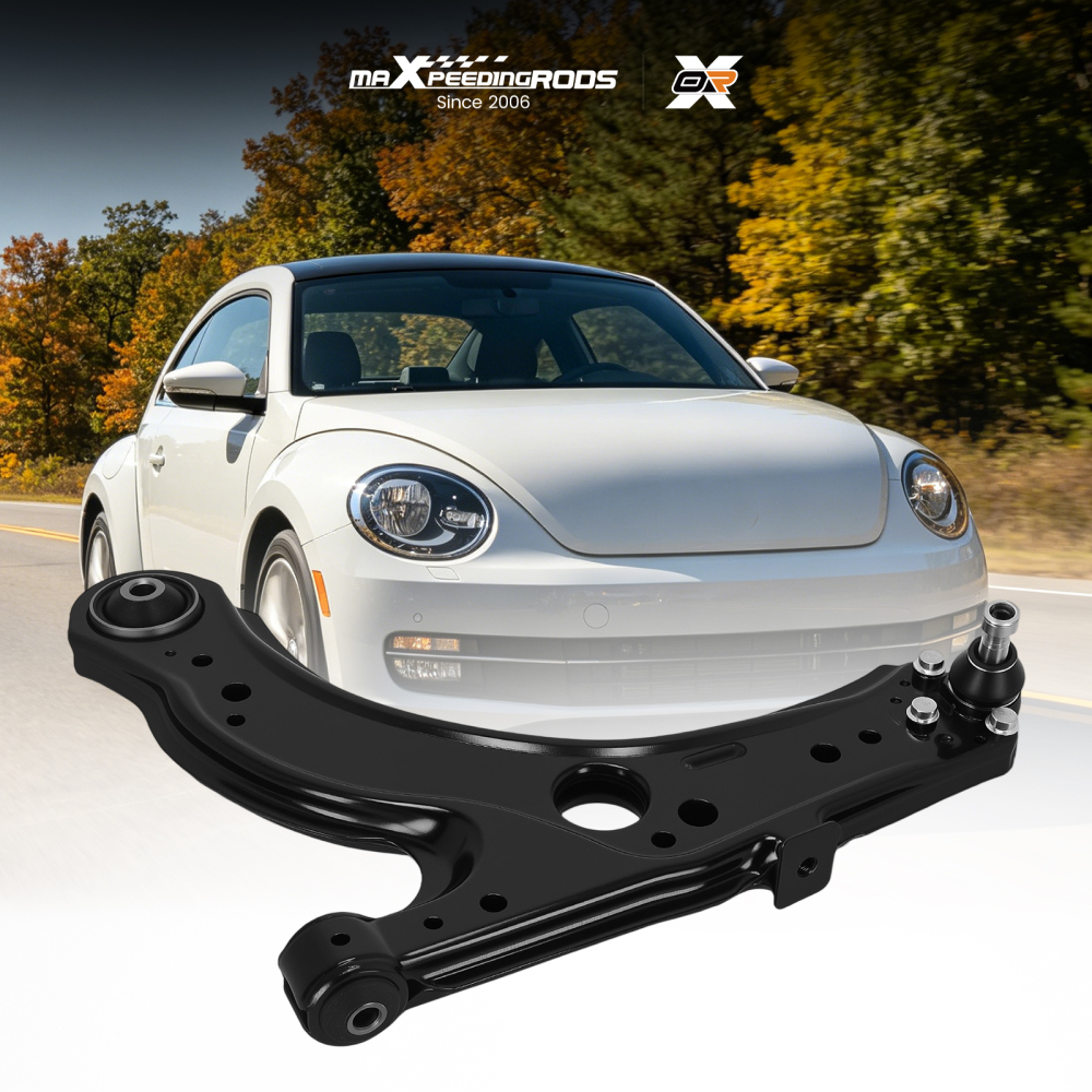 Front Lower Control Arm Passenger Side w/Ball Joint compatible for VW Beetle compatible for Golf Jetta