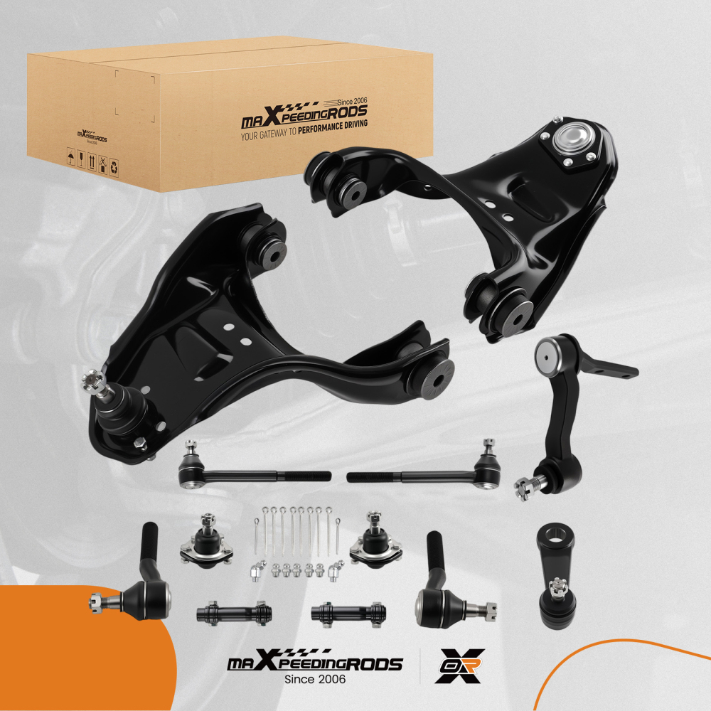 12x Front Upper Control Arms w/ Ball Joint compatible for Chevy Blazer S10 compatible for GMC Jimmy Sonoma