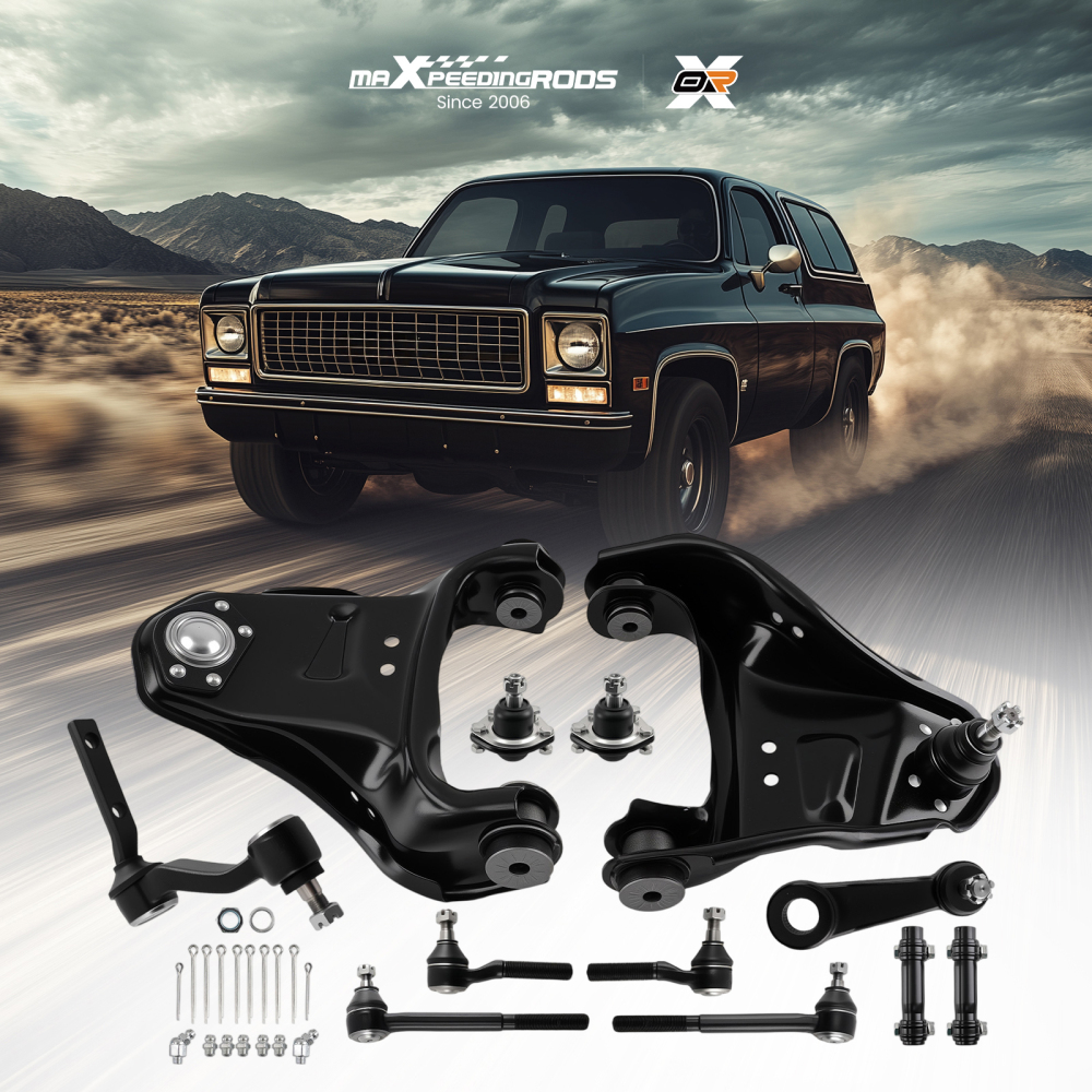 12x Front Upper Control Arms w/ Ball Joint compatible for Chevy Blazer S10 compatible for GMC Jimmy Sonoma
