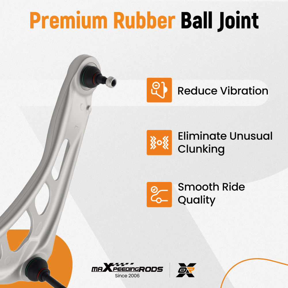 1PCS CONTROL ARM WISHBONE SUSPENSION FRONT AXLE LEFT compatible for BMW 3 SERIES E46 Z4 E85