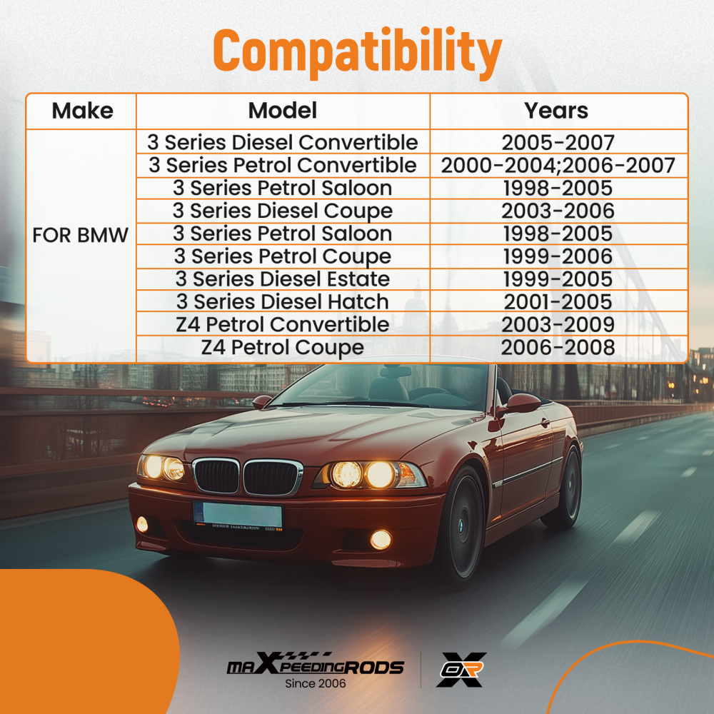 1PCS CONTROL ARM WISHBONE SUSPENSION FRONT AXLE LEFT compatible for BMW 3 SERIES E46 Z4 E85