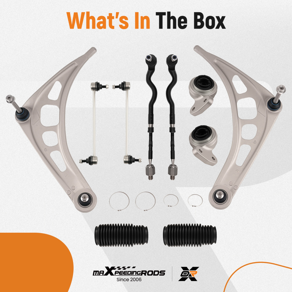 Front Lower Control Arm Tie Rod Sway Bar Link compatible for BMW 323Ci 325Ci 328Ci 330Ci Z4