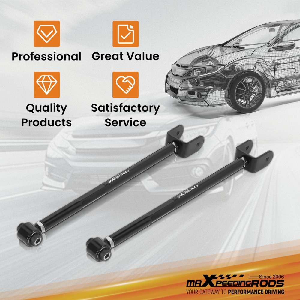 Front Rear Control Arm Assembly compatible for BMW 3-Series E46 Z4 w/ Ball Joints Tie Rod