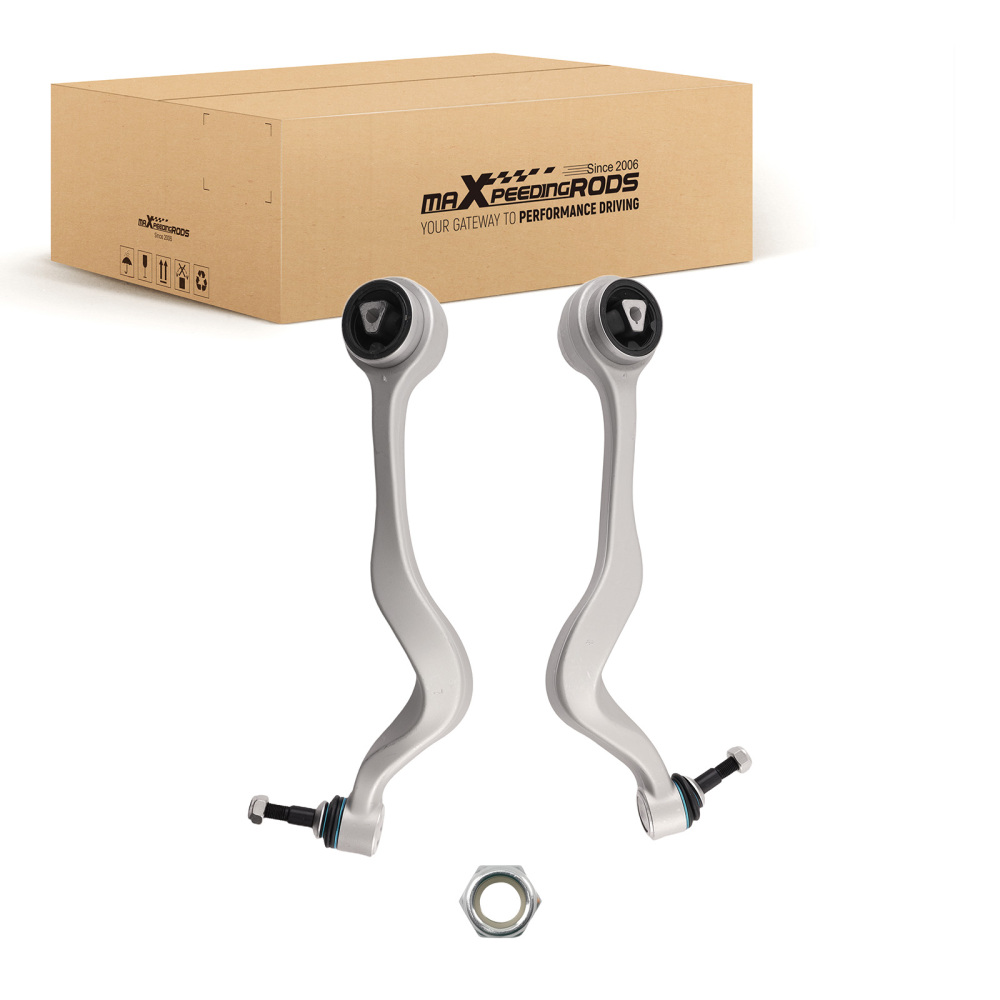2pc Front Lower Forward Control Arm compatible for BMW E60 525i 528i 530i 535i M5 04-10