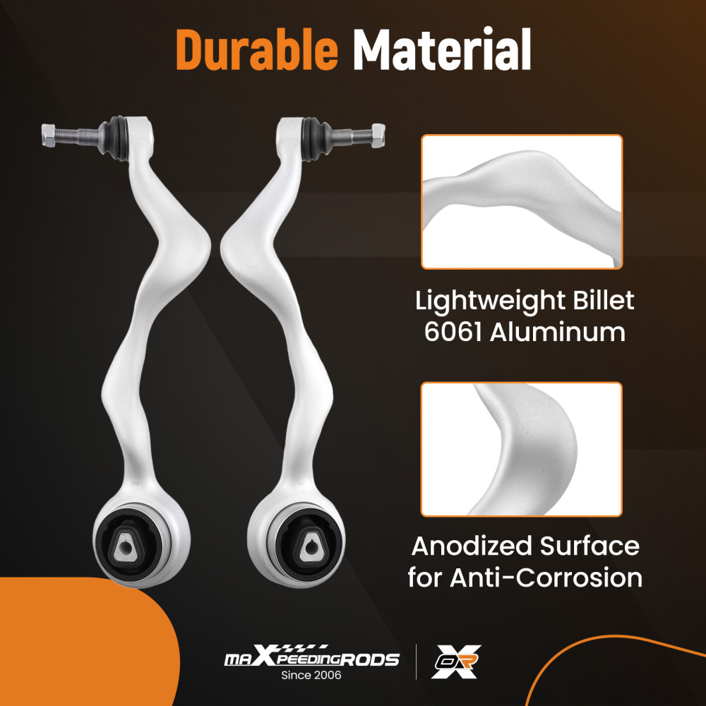 6 PEZZI BRACCIO DI CONTROLLO ANTERIORE compatibile per BMW 1ER E81 E87 E88 3ER E90 E91 X1 Z4