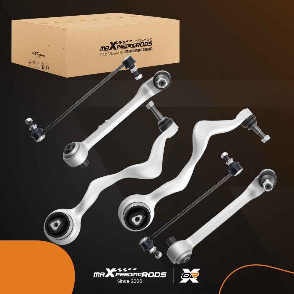 6 PEZZI BRACCIO DI CONTROLLO ANTERIORE compatibile per BMW 1ER E81 E87 E88 3ER E90 E91 X1 Z4