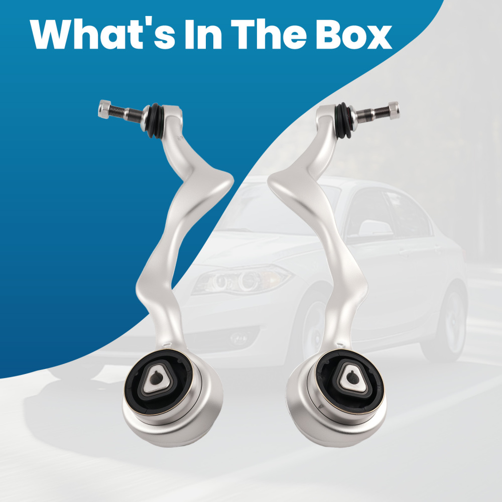 Front Lower Forward Control Arms w/ Ball Joints compatible for BMW E92 E88 E82 128i 328i Z4