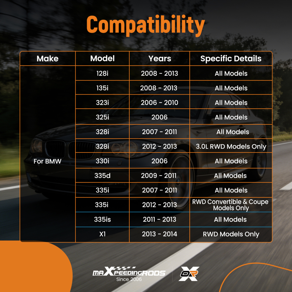 Front Lower ForwardRearward Control Arms Kits compatible for BMW 1 3 Series E90 E82