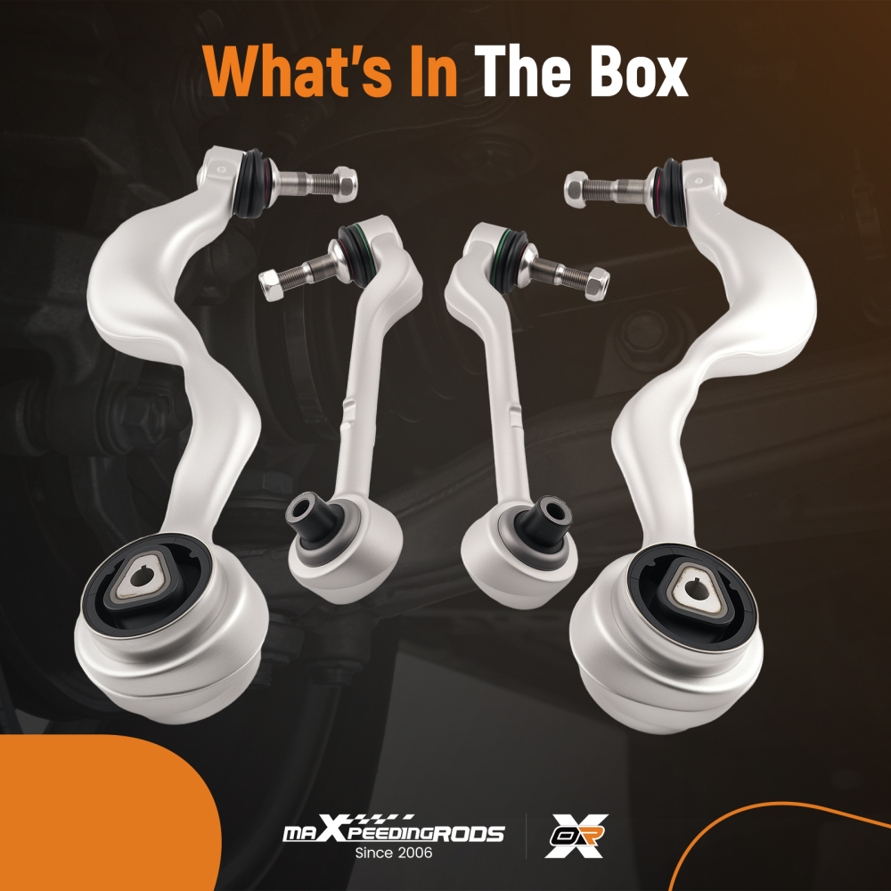 Front Lower ForwardRearward Control Arms Kits compatible for BMW 1 3 Series E90 E82