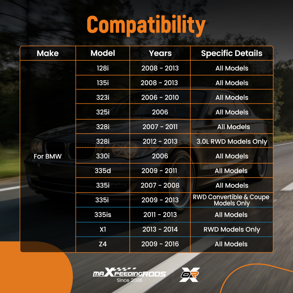 Driver Front Lower Forward Control Arm Assembly compatible for BMW 328i 335i X1 Z4 2006-16