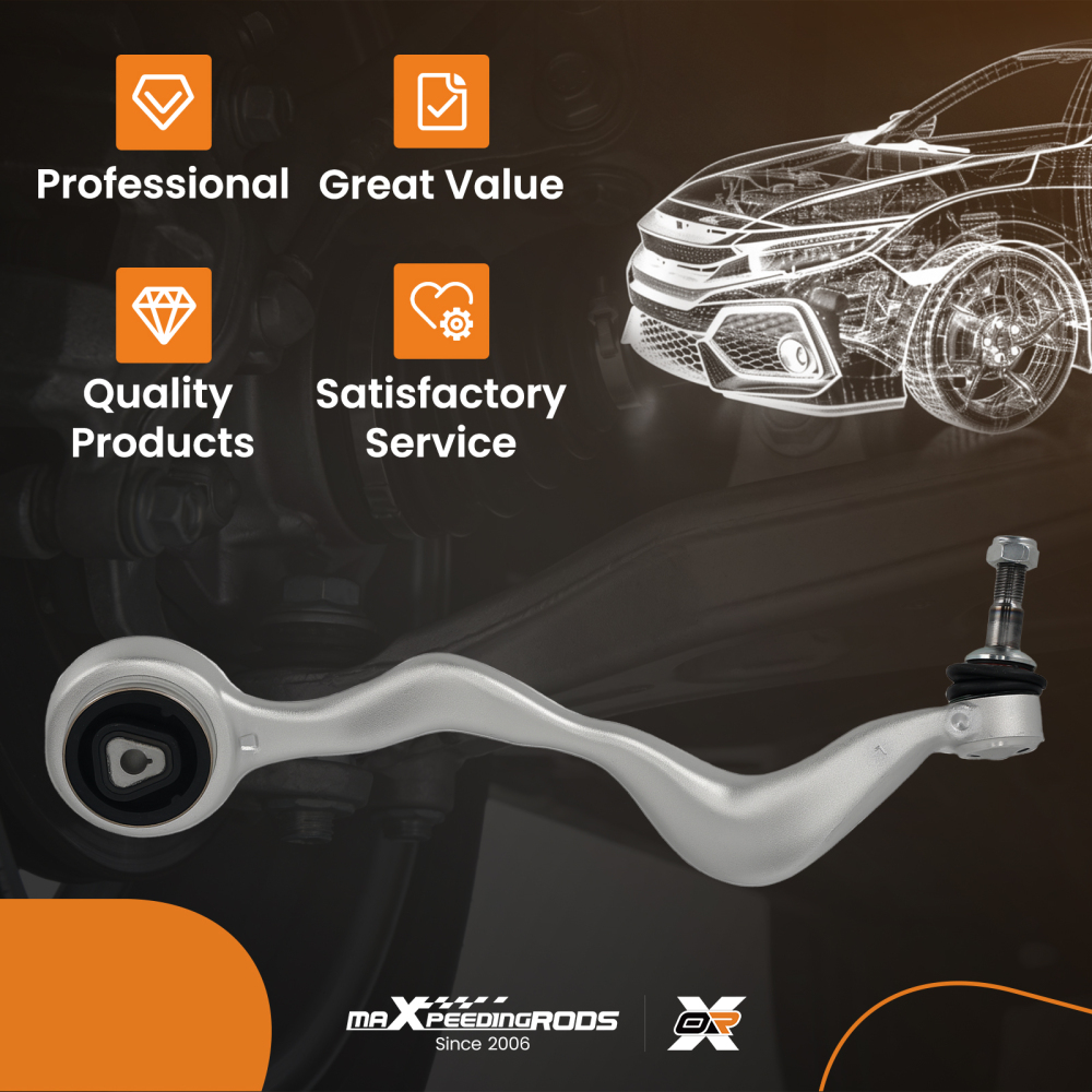 Driver Front Lower Forward Control Arm Assembly compatible for BMW 328i 335i X1 Z4 2006-16