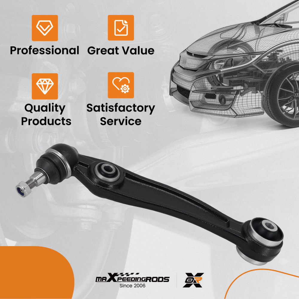 Driver Front Lower Rearward Control Arm compatible for BMW X5 sDrive35i xDrive40e 2016-2018