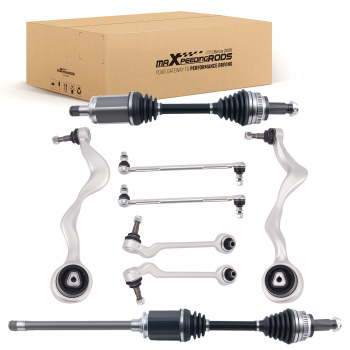 6X BRAZOS DE CONTROL + 2 CONJUNTO DE EJE CV DELANTEROS compatible para BMW 328I 335I E91 E92