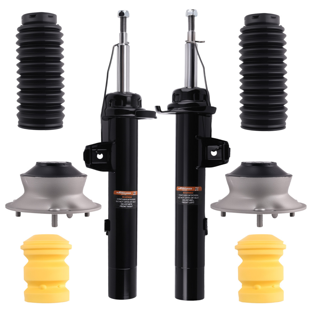 6X BRAS DE SUSPENSION + 2X AMORTISSEURS AVANT LH+RH compatible pour BMW 128I 135I 2008-2013