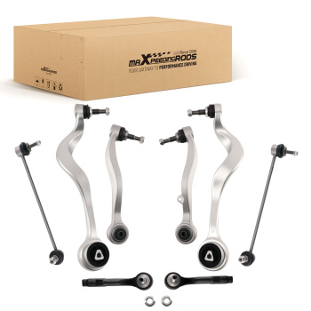 8 PIÈCES DE BRAS DE SUSPENSION AVANT compatible pour BMW SÉRIE 5 E60 2002-2010 TOURING E61