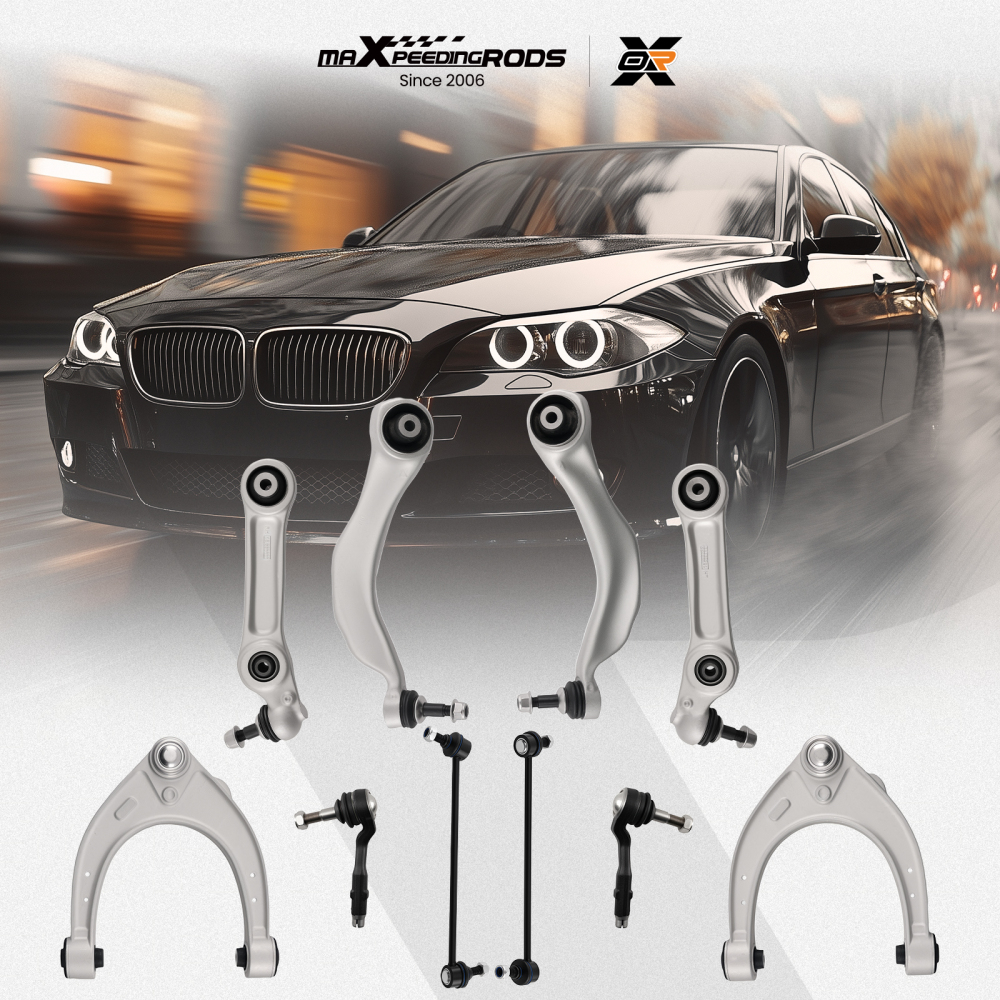 KIT DE BRAS DE CONTRÔLE AVANT GAUCHE + DROIT compatible pour BMW F07 F10 F11 F12 F13 F01 F02