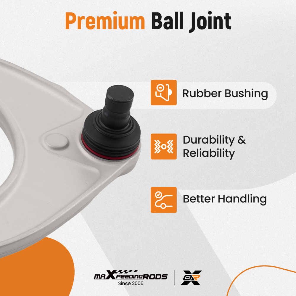 KIT DE BRAS DE CONTRÔLE AVANT GAUCHE + DROIT compatible pour BMW F07 F10 F11 F12 F13 F01 F02