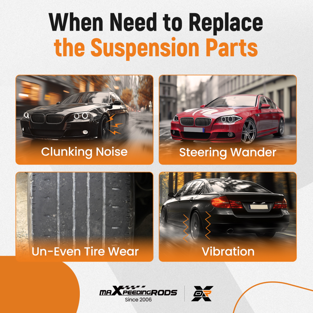 KIT DE BRAS DE CONTRÔLE AVANT GAUCHE + DROIT compatible pour BMW F07 F10 F11 F12 F13 F01 F02