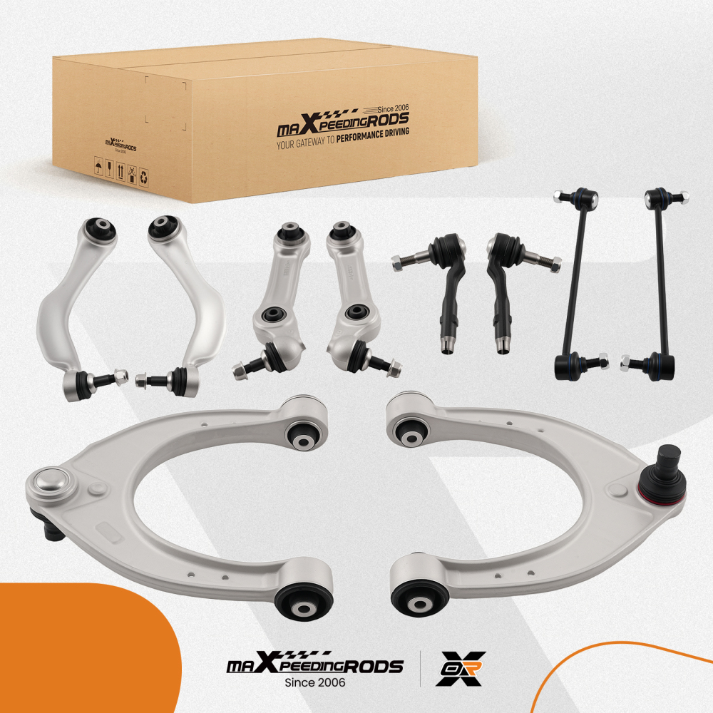 KIT DE BRAS DE CONTRÔLE AVANT GAUCHE + DROIT compatible pour BMW F07 F10 F11 F12 F13 F01 F02