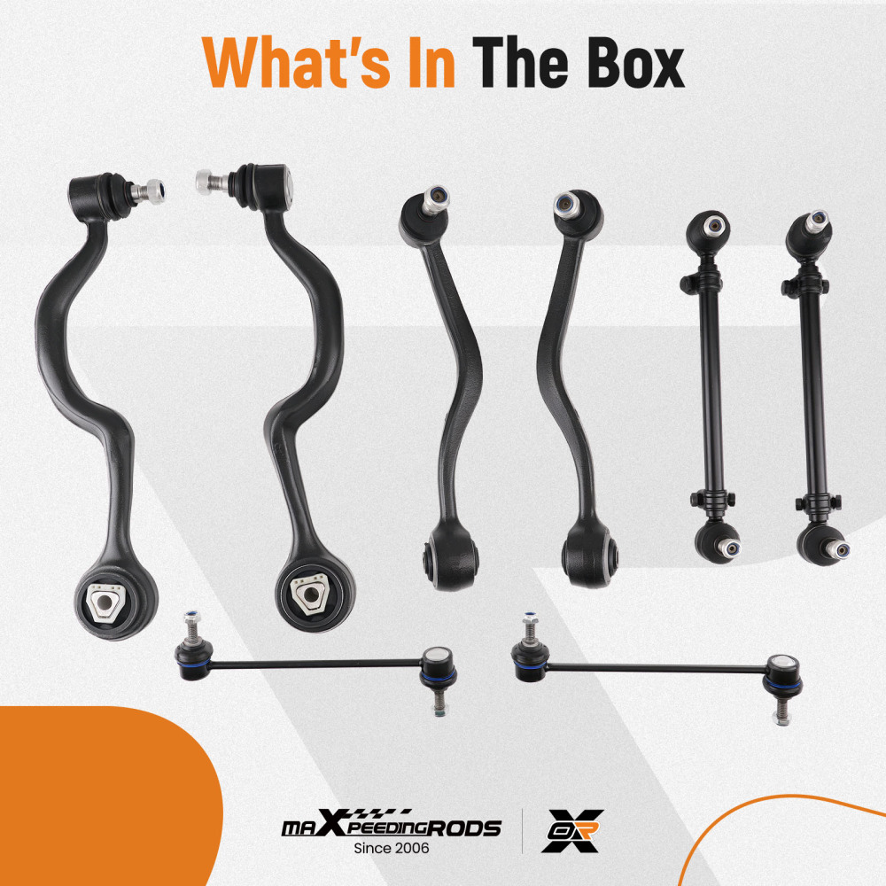 FRONT LOWERUPPER CONTROL ARMS WISHBONE compatible for BMW 5 SERIES E28 E34 6ER E24 7ER E32